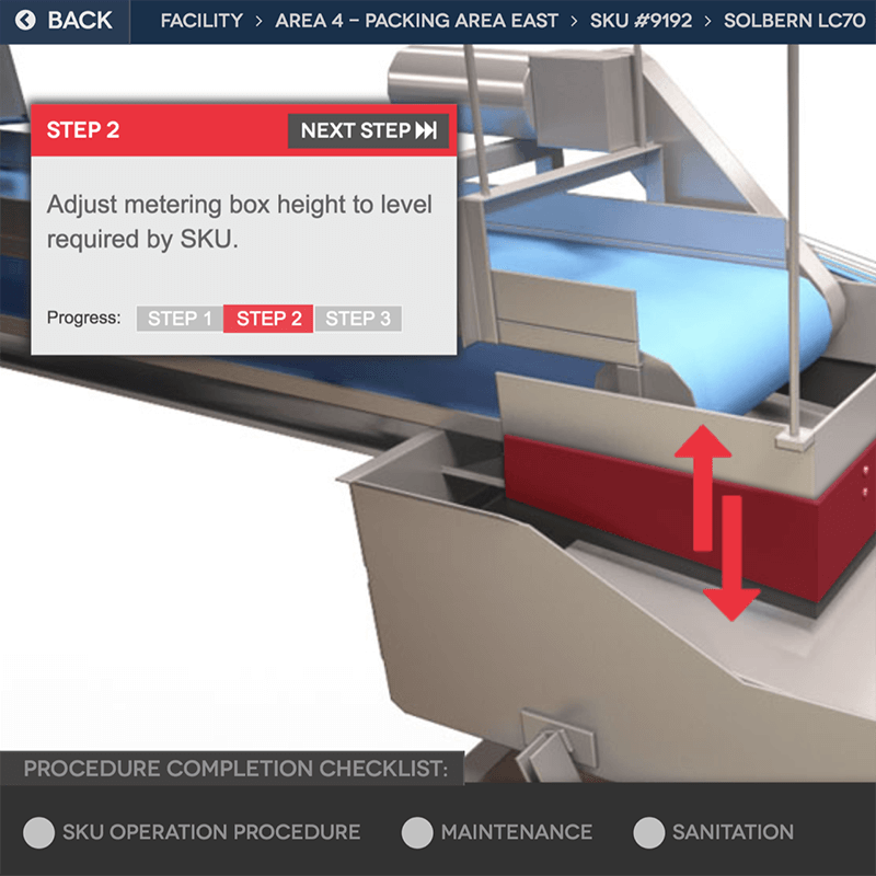 Factory Startup Training Tool - UI Design